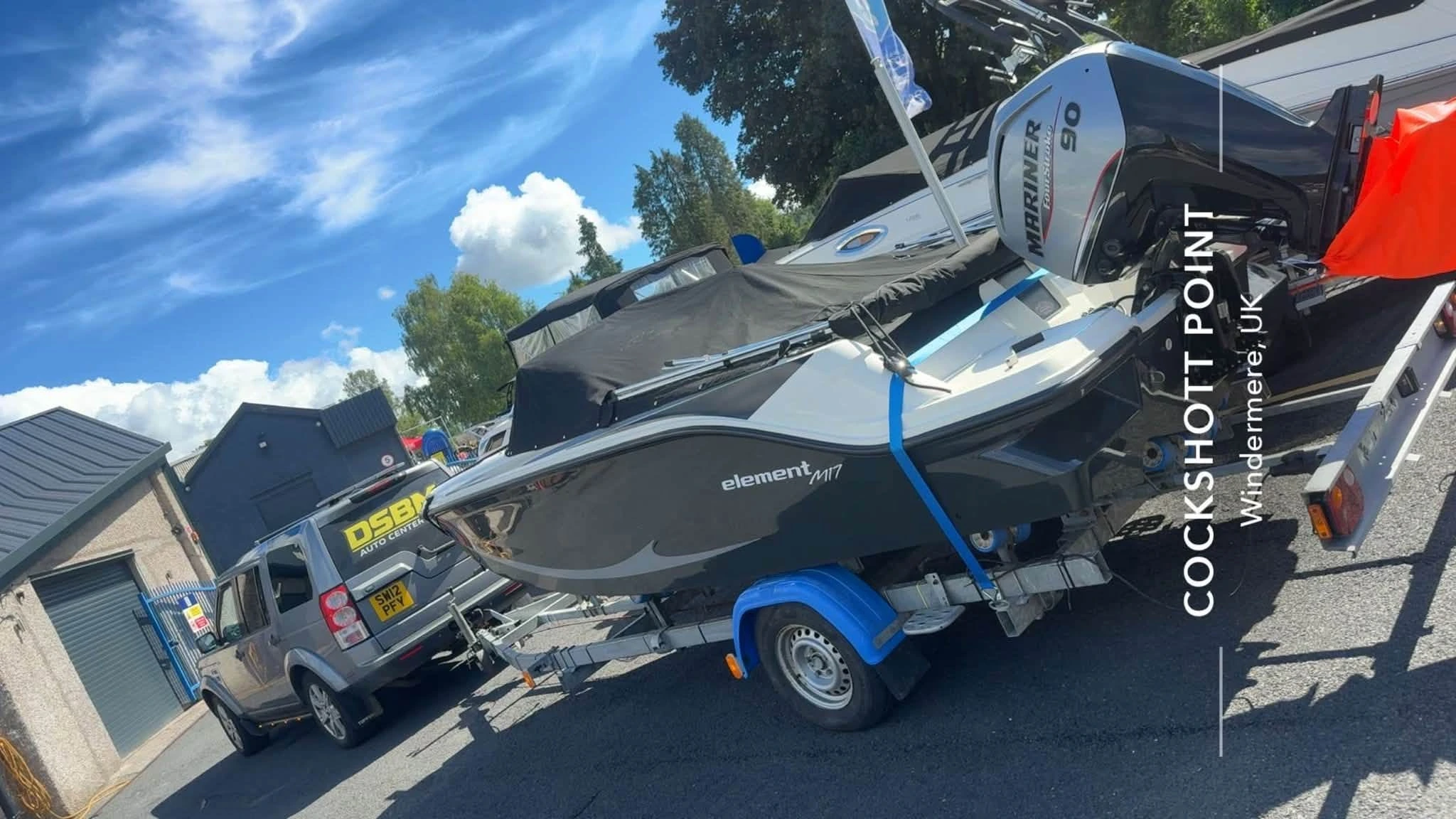 Boat transported by DSBM at Windermere